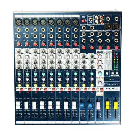 Professionele Mixer Huren | Soundcraft EFX8 – 8 Kanalen met Effecten