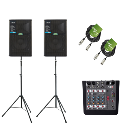 Audiopakket S Huren | Tot 45 Personen – Speakers & Mixer