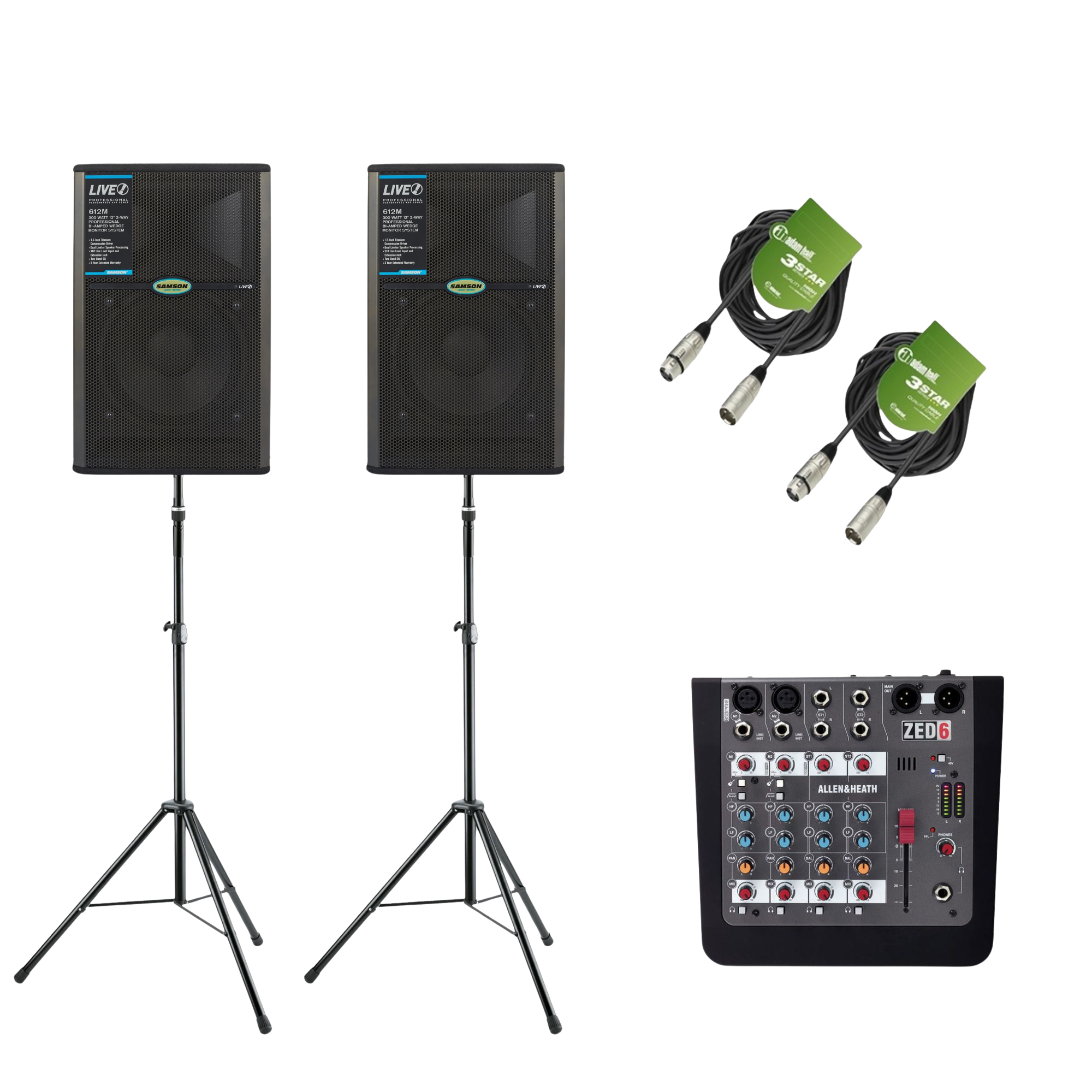 Audiopakket S Huren | Tot 45 Personen – Speakers & Mixer