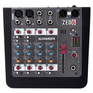 Audio Mixer | Allen & Heath ZED-6