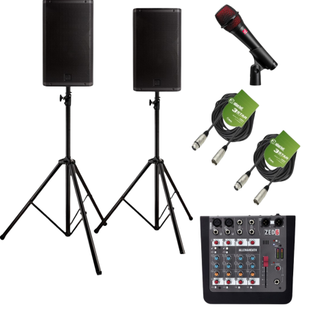 Presentatiepakket Huren | Speakers, Mixer & Microfoon